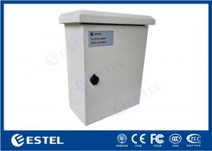 China Rainproof Robust IP55 Outdoor Pole Mount Enclosure With Back Panel / Circuit Breaker Box on sale