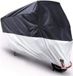 Silver Motorcycle Rain Cover Sun UV Prevent For All Weather Rust Resistance