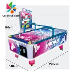 Timing Control Electronic Arcade Air Hockey , Clown Wood Air Hockey Table