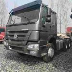 Chinese 9T LDH Used Tractor Trailer Sinotruk Howo 371 375hp