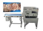 Stainless Steel Cooked Beef Meat Slicing Machine 160mm Width Conveyor Belt
