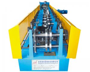 China 0.7-1.6mm C Steel Framing / C Purlin Roll Forming Machine With Track Cutting on sale