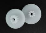 20mm Wheel White Plastic Crown Gears Compact With 28 Z Straight Teeth