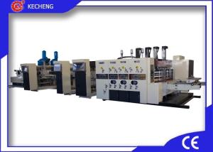 Top Printing 4 Colors Flexo Folder Gluer Inline Automatic Control