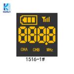 15x16mm 4 Digit Seven Segment LED Display Yellow Colour For Microphone