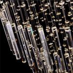 K9 Crystal Chandelier Modern Flush Mount Crystal Light Spiral Ladder Luxury