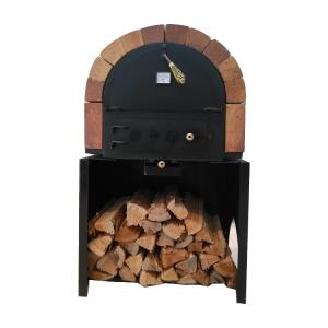 China Commercial Kitchen Wood Fired Pizza Oven With Medium Gas Pizza Oven With  High Quality Baking Equipment Stainless Steel on sale