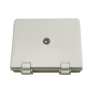 Wholesale IP55 SC Fiber Optic Distribution Box For Wall Mounting Compatible With Cables White/Grey/Black from china suppliers