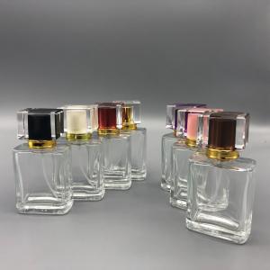 China Luxury Wholesale Unique Vintage Refillable 5ml 10ml  30ml 50ml  100ml  Square Spray Glass Packaging Perfume Bottle on sale
