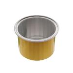 Convenient Golden Aluminum Foil Container for Takeout and Airline Cake Trays
