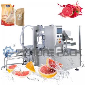 China 220V Automatic Spout Pouch Packing Machine , Practical Detergent Packaging Machine on sale