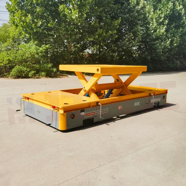 Custom Battery Powered Industrial Transfer Cart Omni Wheel Transfer Cart