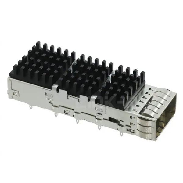 TE 2170704-8 Compatible LINK-PP LP11FC01051 QSFP28 Cage Assembly With Heat Sink