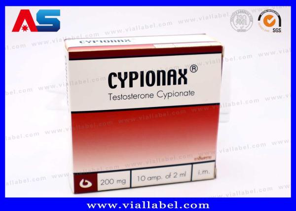 Customized 10ml Vial Boxes With Plastic Trays Of 10 Bottles Ampoules Anti Fake