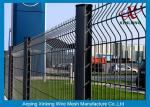 200*55mm Green Pvc Coated Welded Wire Mesh Fence Panel High Anti - Corrosion