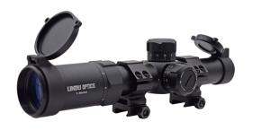 Wholesale 30mm 4x24 100yds Illuminated Reticle Riflescope With Mount Ring from china suppliers