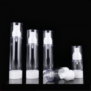 China Transparent Plastic Cosmetic Bottles Empty Packing Airless Spray Bottle on sale
