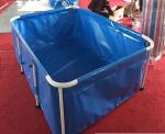 10000L 1.2mm Outdoor Fish Pond High Tensile With Metal Frame Eco-Friendly 10000L