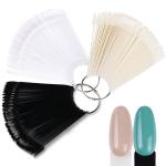Round Head Nail Care Tools Acrylic Fake Nail Customized Size For Display Nail