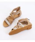 BS129 Foreign Trade Wedge Sandals Female New Style Summer Fairy Style With Skirt