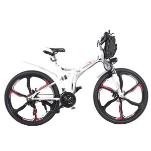 Wholesale 21 Speed Foldable E Bicycle 48V 15AH Lithium Battery With Carbon Steel Frame from china suppliers