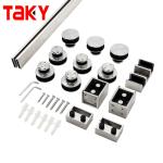 Double Door Opening Shower Glass Sliding Accessories with Modern Sliding Shower