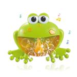 Lightweight Bath Time Bubble Frog , Silicone Fun Bath Toys For Babies