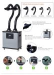 200W Digital Hepa Filter Solder Fume Extractor for Industrial Soldering Fumes