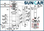 850DLC 870GLC John Deere 4653862 Arm Cylinder Components Excavator Sealing Kit