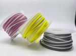 Custom Sew On Reflective Fabric Piping Strips Trims Headband For Clothes Bag Cap