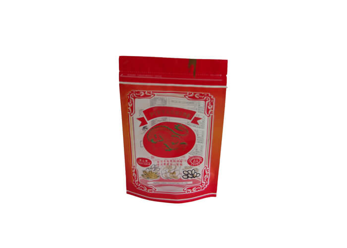 Customized k Poly Stand Up Pouches Square Corner With Bopp Lamination