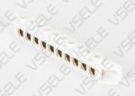 Side Mounted Busbar Terminal Block White Bridge Design Zero Line Copper