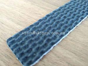 China Low Noise PVC PU Conveyor Belt With Fabric Fire Resistant Rubber , Customized Colors on sale
