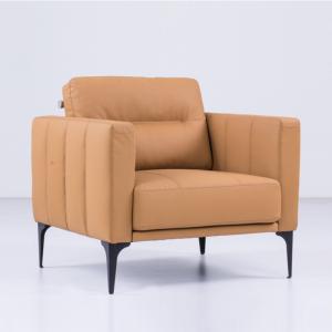 Wholesale Orange Modern Office Sectional Sofa Leather Reception Sofa For Office from china suppliers