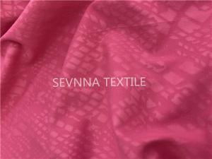 Wholesale Soft Retro Lining Nylon Lycra Activewear Knit Fabric Gym Training Rose Red from china suppliers