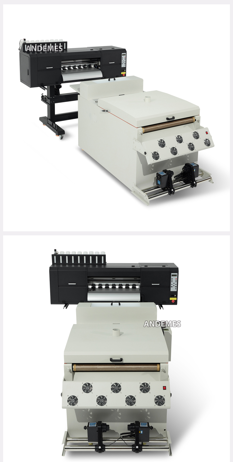 24inch DTF Printer with Fluorescence System and 3 i3200 Print Heads Pigment Ink Type