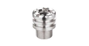 Wholesale Max.25bar Threaded Brass Inserts Sand Blast / Nickel Plated from china suppliers