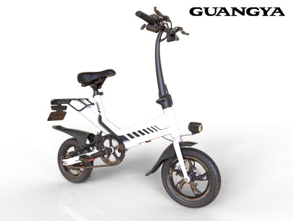 Fashion HD Display Device Lithium Battery Folding Electric Bicycle for