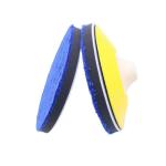 180mm Car Polishing Sponges With Fine Microfiber Materials Blue