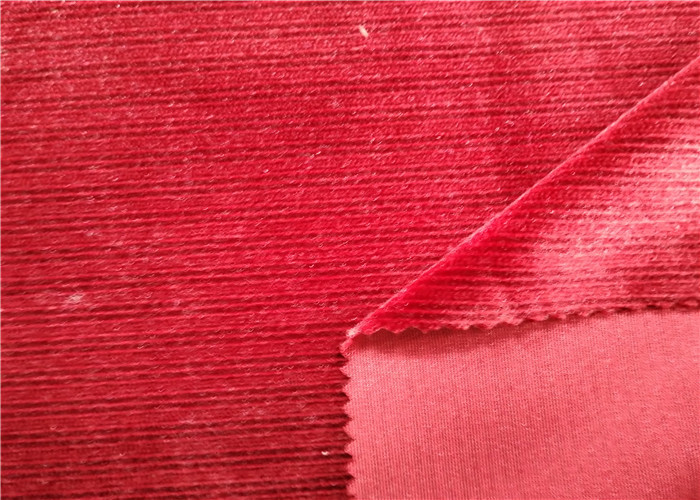 Factory Supply 95/5 Polyester spandex Super Soft AB Yarn Short Plush velvet Fabric For Garment
