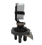 8004H 4 Tray Optical Fiber Splice Closure Fiber Joint Enclosure 48 Core 8mm~20mm