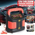 FCP Full Automatic 12V 12A 24V 6A Car Battery Charger 220V Smart Charging for