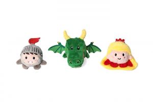 Wholesale Interactive Soft Durable Dog Toys Plush TPR Fairy Tale Warrior Dragon Shape 2.48 Inch from china suppliers