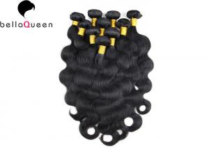 China Peruvian Virgin Body Wave Human Hair Extensions Tangle Free Shedding Free Hair Weaving on sale