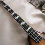 4 Strings Bass Half Hollow Body with Tiger Stripe Voxs Electric Guitar Bass