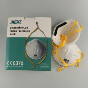 Wholesale White 3D Design Disposable Face Mask FFP3 With Headbands from china suppliers