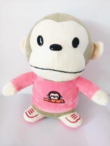 Wholesale plush monkey red boys shoes hot toys for kids cheap china cartoon children holiday present new fashion Eu japanese model from china suppliers