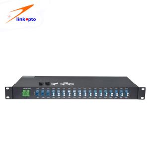 Wholesale Low Insertion Loss 9 Channel CWDM Multiplexer 1270 - 1610nm Wavelength LC Adapters from china suppliers