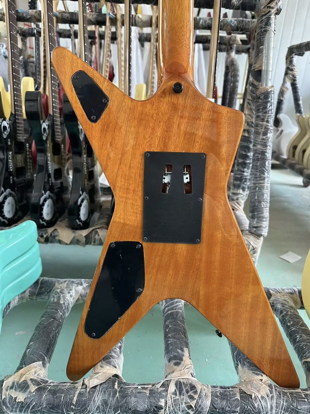 Custom Flamed Top Dean Dimebag Darrell Electric Guitar Rose wood fingerboard