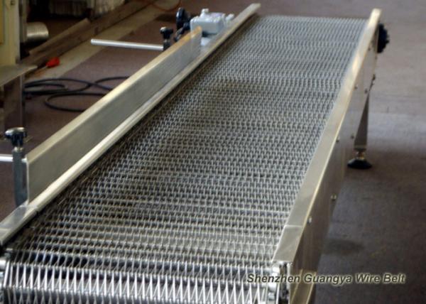Quality Balance Spiral 1 2 Mesh Wire Conveyor Belts Chain Edge Custom Design ISO9001 for sale